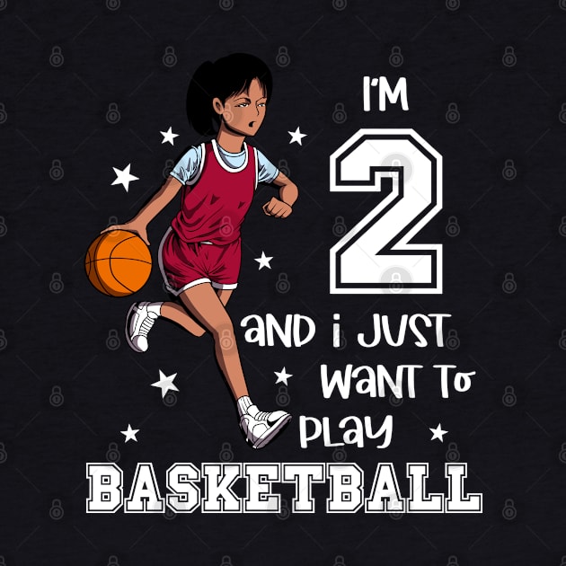 Girl plays basketball - I am 2 by Modern Medieval Design